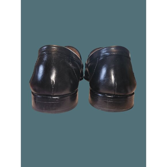 Florsheim Black Leather Moc Toe Penny Loafers Men Size 13D Style#12120 - Picture 6 of 14